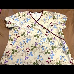 Floral scrub 3xl